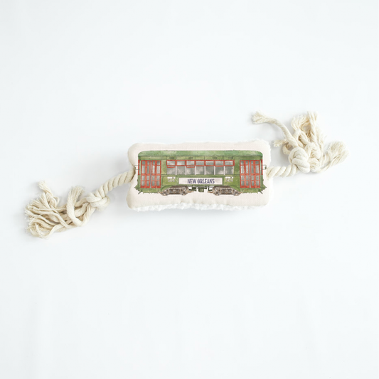 New Orleans Streetcar Rope Toy