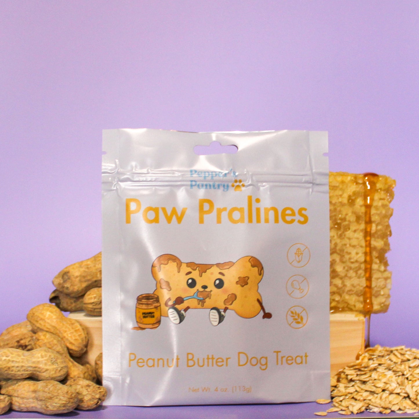 Paw Pralines - Peanut Butter Dog Treat