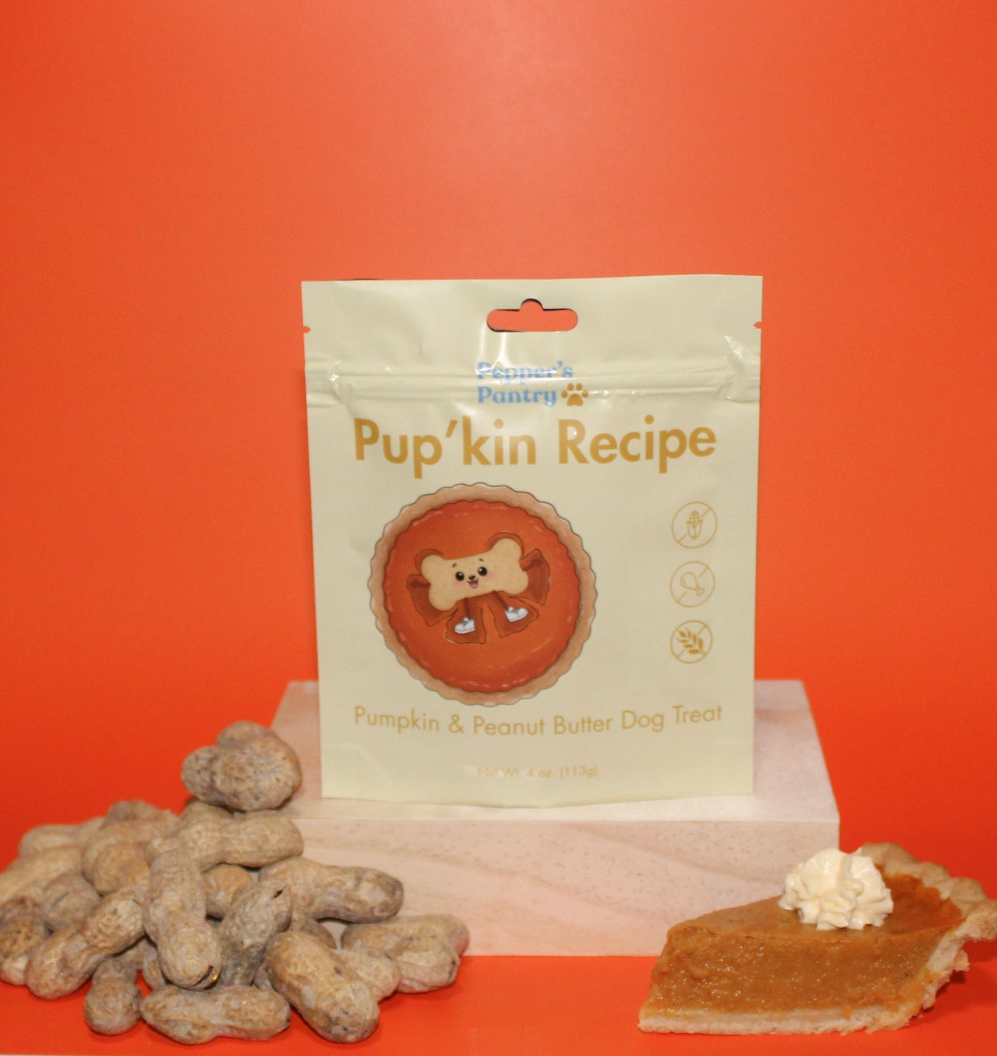 Pup'kin Recipe - Pumpkin & Peanut Butter Dog Treats
